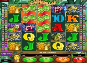 A screenshot from the game Cashapillar